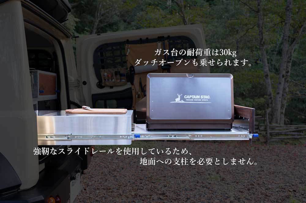 ドロワーキッチン
				オーバーランドキッチン
				オーバーランディングキッチン
				Overland Kitchen